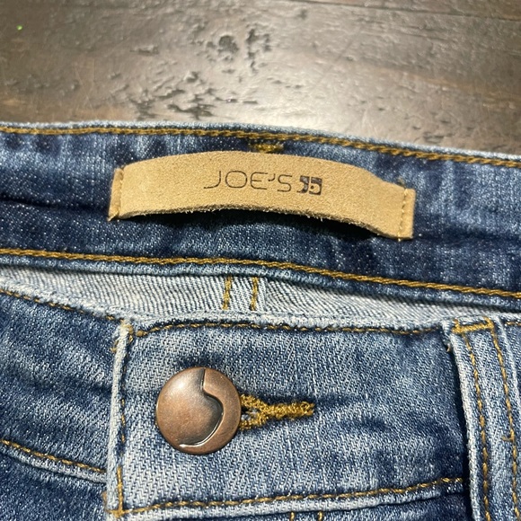 Joe’s Jeans Medium Wash Denim Kency Boyfriend Slim Crop Distressed Jeans Sz 26 - Picture 14 of 16